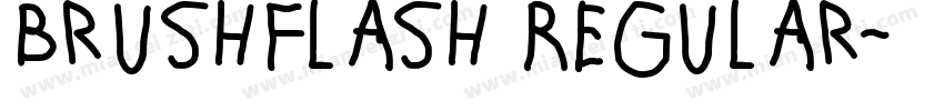 BrushFlash Regular字体转换